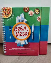 Libro Ricette Giunti Demetra "Il Mio Crea Menù" 