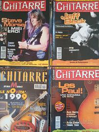 18 numeri sparsi rivista "Chitarre" anni '99, '00