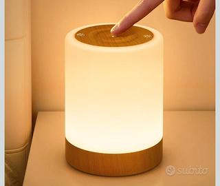 lampada da comodino senza fili nuova ricaricabile 