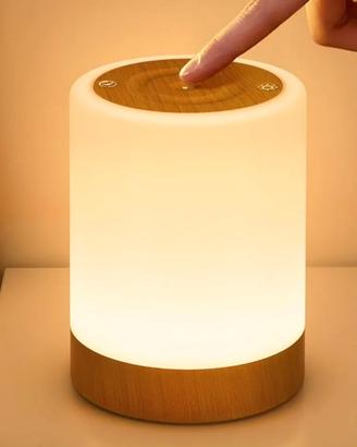 lampada da comodino senza fili nuova ricaricabile 
