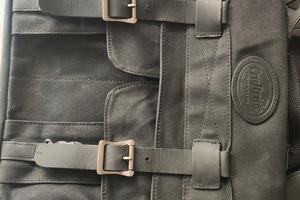 Borsa bisaccia moto stile retrò 