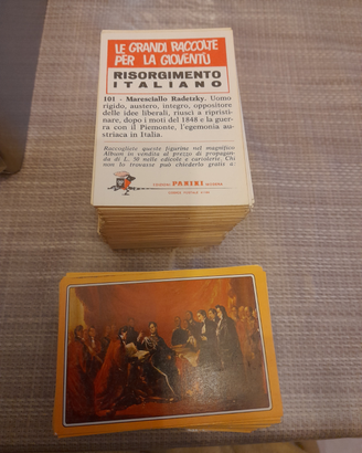 Figurine risorgimento italiano panini anno 1969