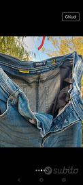 jeans moto protezioni  taglia 34