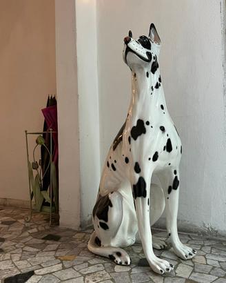 Scultura Cane Alano grandezza naturale terracotta