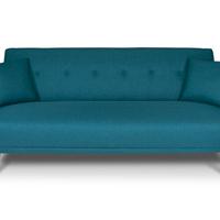 Divano letto 3 posti   blu petrolio SAMIRA