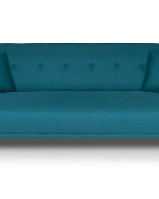 Divano letto 3 posti   blu petrolio SAMIRA