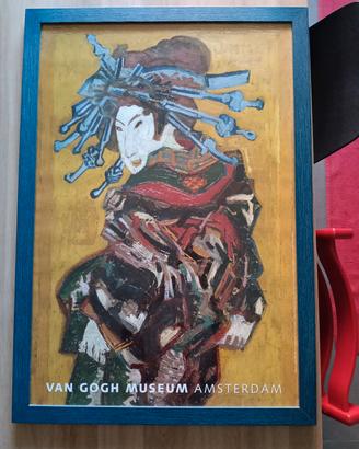 Stampa museo Van Gogh con cornice in legno e vetro