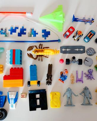 Lotto giocattoli Mini HotWheel LEGO personaggi