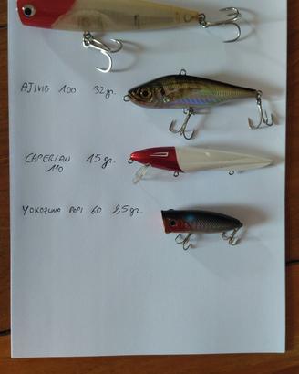 Artificiali pesca spinning 