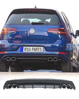 DIFFUSORE VOLKSWAGEN VW GOLF 7.5 17-20 LOOK R