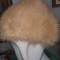 Cappello visone perla