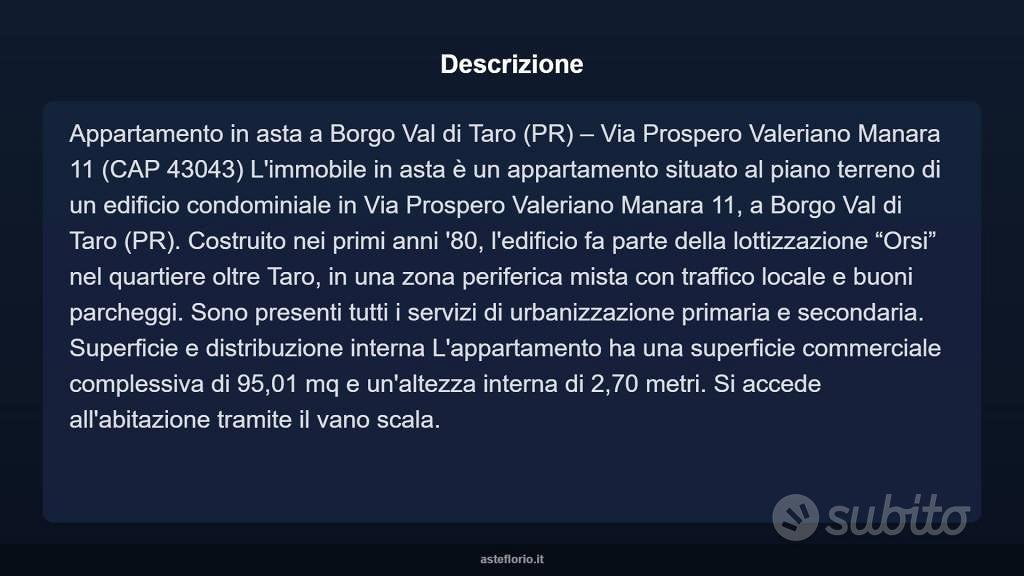 Appartamento – Borgo Val di Taro, il Poggio - Vista 5