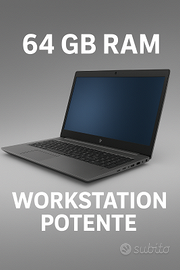 HP ZBook 15 G5 – Workstation Mobile con 64GB RAM