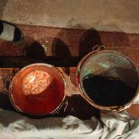 Pentole antiche di rame