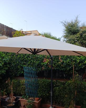 Tenda da sole da esterno 3 mt x 3 mt 8 bracci