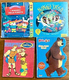4 libri cartonati per bambini