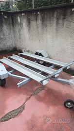 carrello portamoto 3 posti.