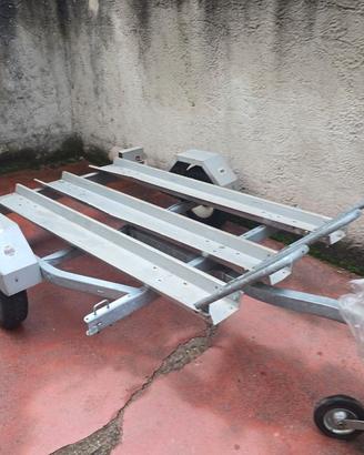 carrello portamoto 3 posti.
