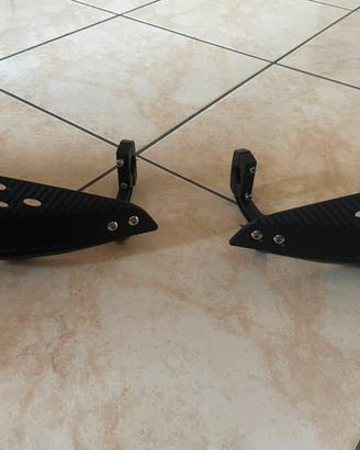 Paramani universali moto e-bike effetto carbonio