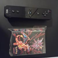 Wii controller+mini album di charizard