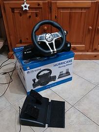 Xtreme Volante con Pedaliera Hurricane Lic. Sony