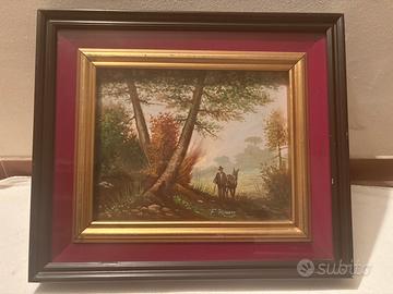 Quadro decorativo vintage per arredamento