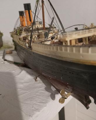 disastro del titanic diorama