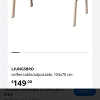 tavolino da salotto alzabile