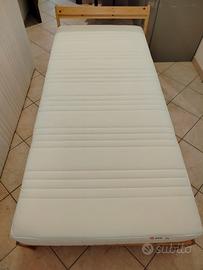 Materasso schiuma e Memory Foam + struttura letto 