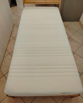Materasso schiuma e Memory Foam + struttura letto 