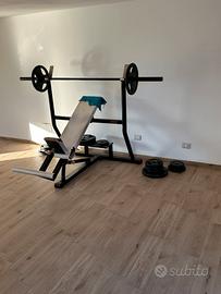 Panca inclinata Teca