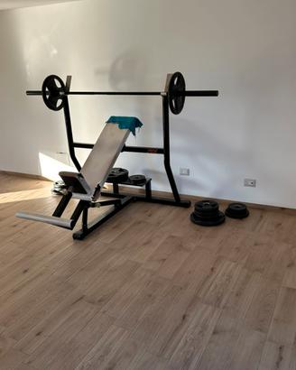 Panca inclinata Teca