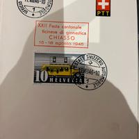 I1112 cartolina postale svizzera 1946