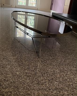 Tavolino da salotto di design – Piano nero lucido 