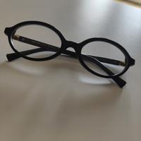 occhiali rotondi miumiu nero