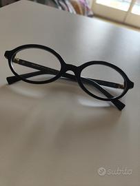 occhiali rotondi miumiu nero