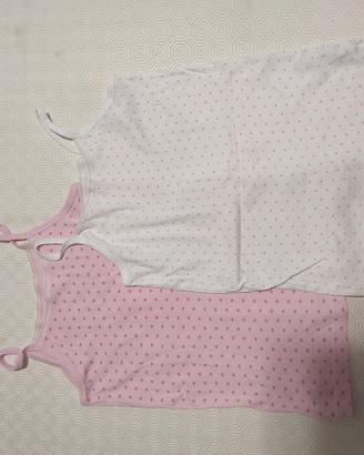 canotte bambina 9-10 anni