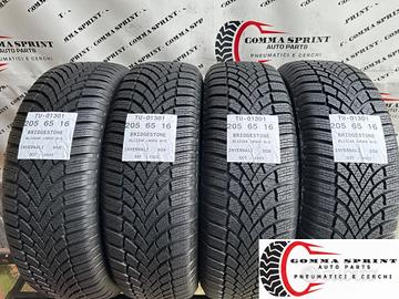 4 PNEUMATICI 205/65 R16 BRIDGESTONE INVERNALI KM0