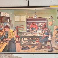 manifesti vintage scolastici 