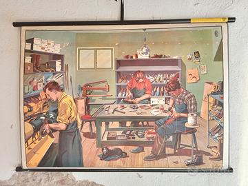 manifesti vintage scolastici 