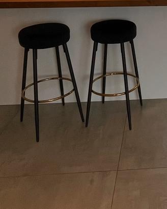 Sgabelli velluto
