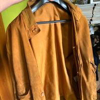 Giacca pelle scamosciata