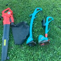 Trio taglia bordi e aspira e soffia