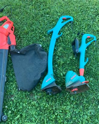 Trio taglia bordi e aspira e soffia