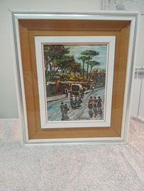 QUADRO-GIULIO DE SIMONE-1975-VITA PARIGINA-39x34