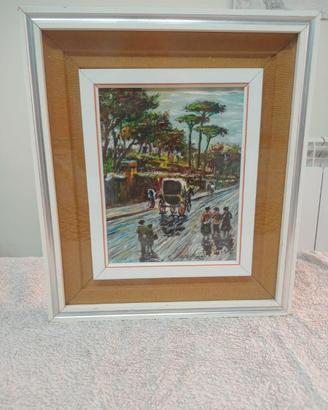 QUADRO-GIULIO DE SIMONE-1975-VITA PARIGINA-39x34