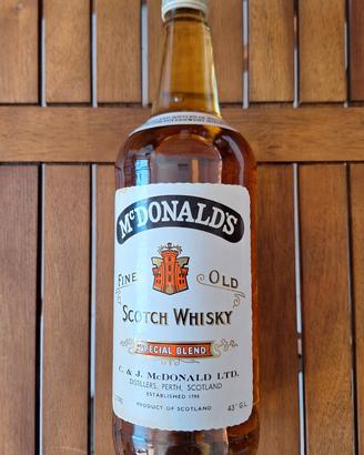 Scotch Whisky McDonald's