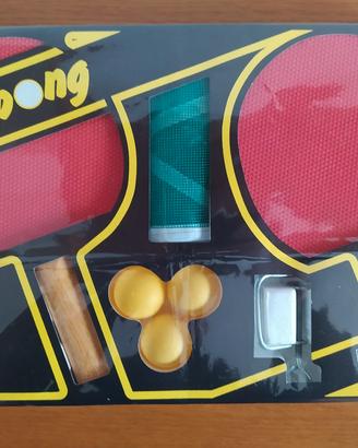 Set da ping pong con rete e palline