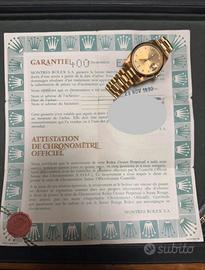 Rolex DAYDATE in oro