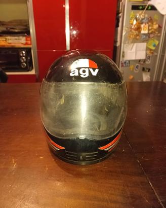 Casco da moto vintage marca AGV taglia 56